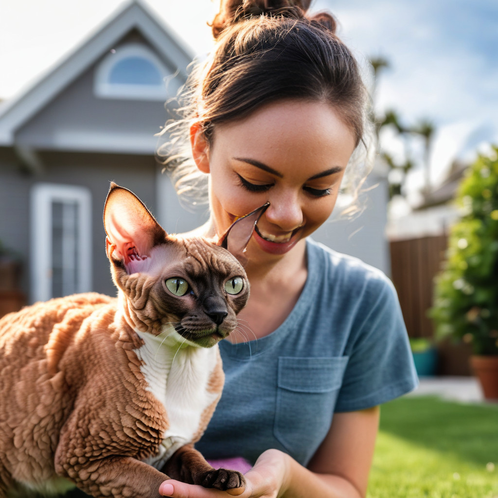 Hairless and Low-Shedding Cat Breeds-Devon Rex