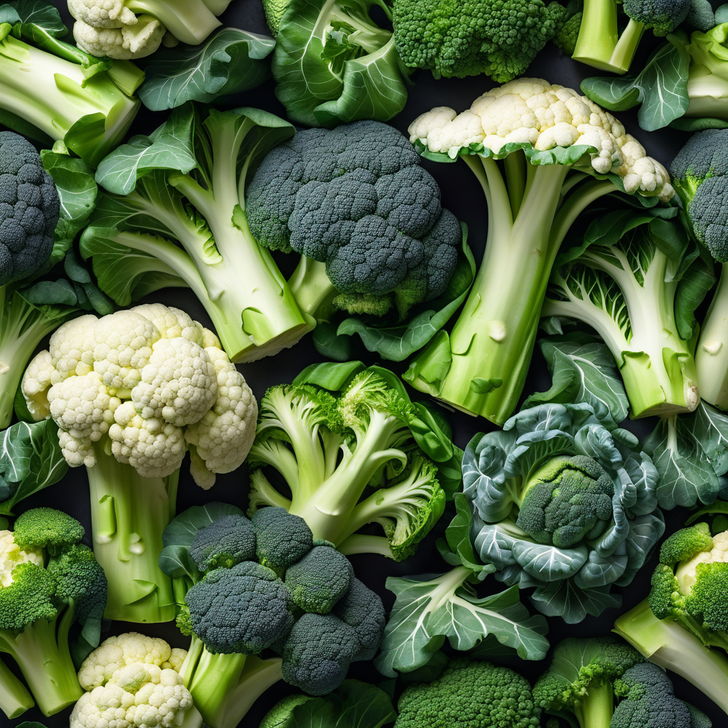 Cruciferous vegetables (broccoli, cauliflower, Brussels sprouts)