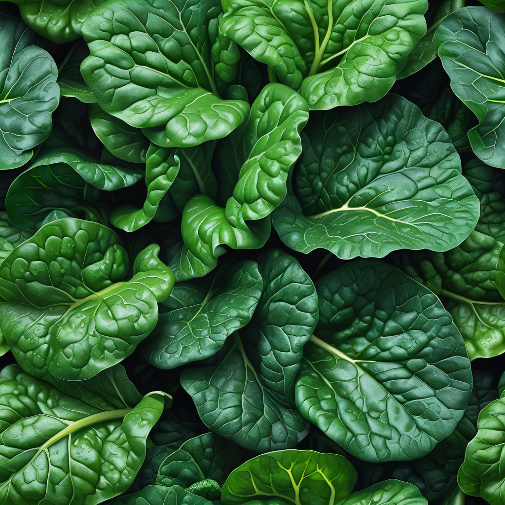 Dark leafy greens (spinach, kale, collard greens)